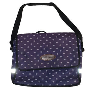Axiom performance gear Purple white pattern Messenger Bag